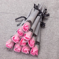 Valentine's Day Rose Artificial Flower Bouquet 10pcs Artificial Roses Luxurious Weddings