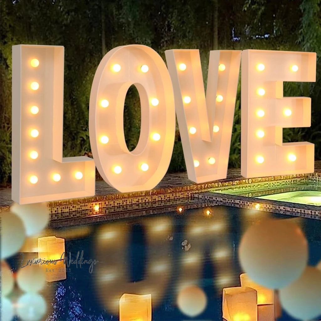 LED Light Frame Box for Events - 91.5CM Giant Size Lighting background Luxurious Weddings