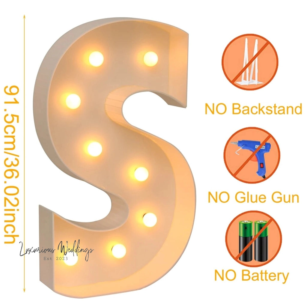 LED Light Frame Box for Events - 91.5CM Giant Size Lighting background Luxurious Weddings