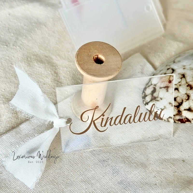 50 Acrylic Place Cards Place Cards Luxurious Weddings