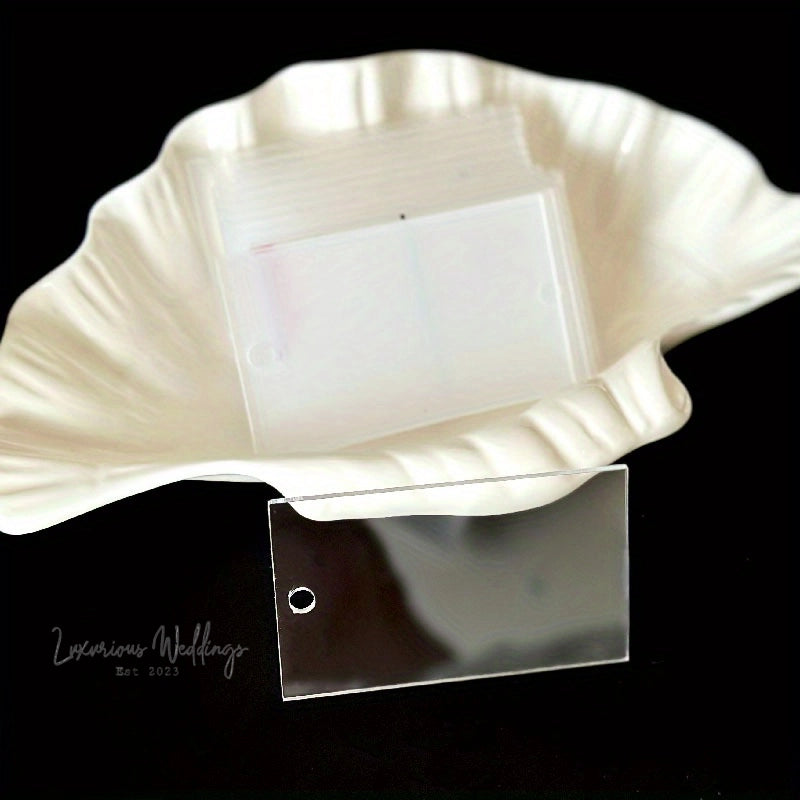 50 Acrylic Place Cards Place Cards Luxurious Weddings