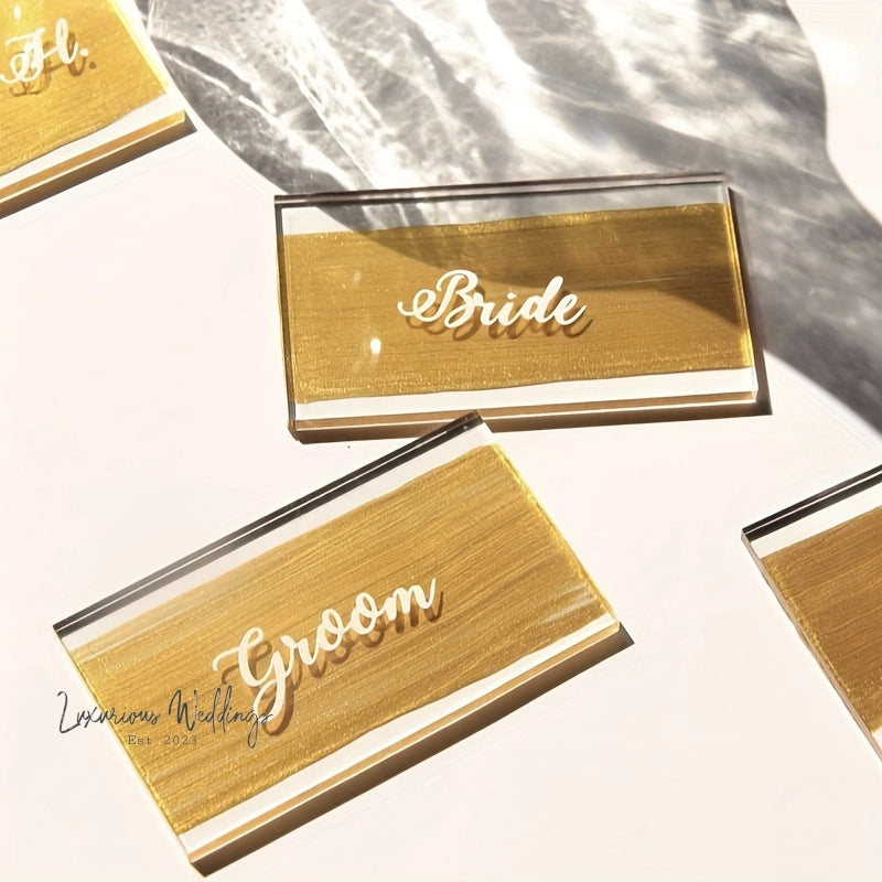 50 Acrylic Place Cards Place Cards Luxurious Weddings