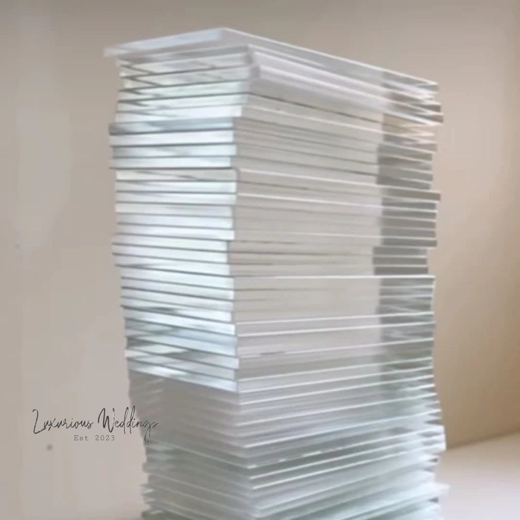 50 Acrylic Place Cards Place Cards Luxurious Weddings