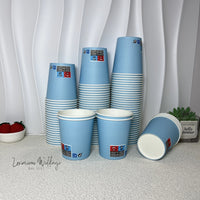 Plastic Party Cups Upgrade Your Party with 50 Blue Paper Cups Plastic Disposable Cups Luxurious Weddings