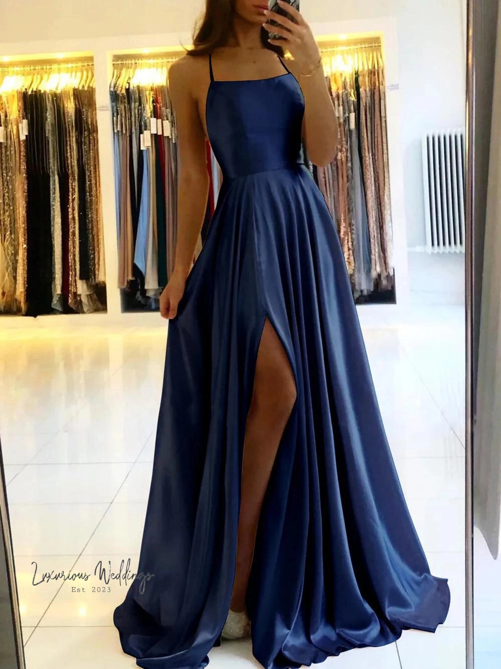 Satin Maxi Dress with Sage Green Cowl Neck Maxi Dress Luxurious Weddings