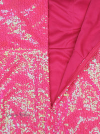 Sparkling Pink Sequin Party Dress Party Dress Luxurious Weddings