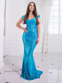 Sparkling Pink Sequin Party Dress Party Dress Luxurious Weddings