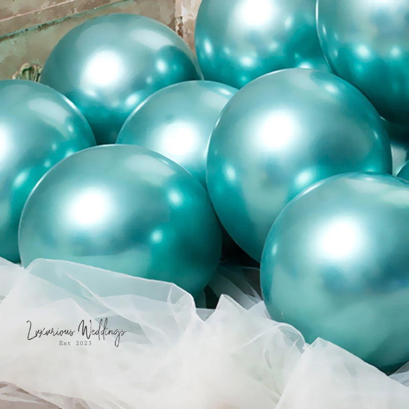 20pcs Chrome Metallic Party Balloons Latex Balloons Luxurious Weddings