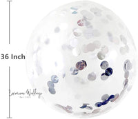 Jumbo Gold Confetti Balloons - 36 Inch Large Balloons Luxurious Weddings