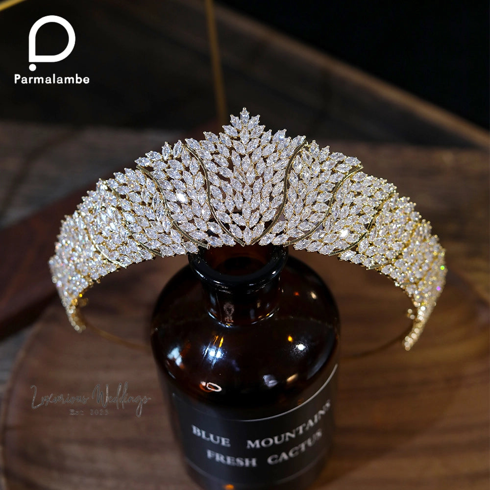Luxurious Crystal Bridal Tiara Crown By Luxurious Tiara Luxurious Weddings
