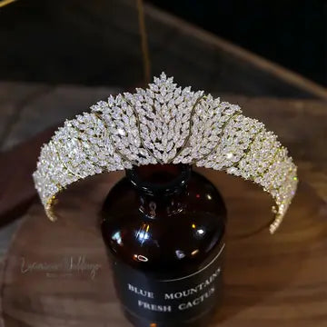 Luxurious Crystal Bridal Tiara Crown By Luxurious Tiara Luxurious Weddings