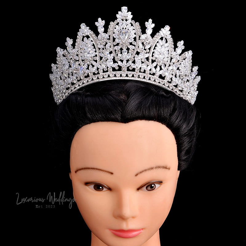 Princess Crown Bridal Tiara By Luxurious Crown Luxurious Weddings