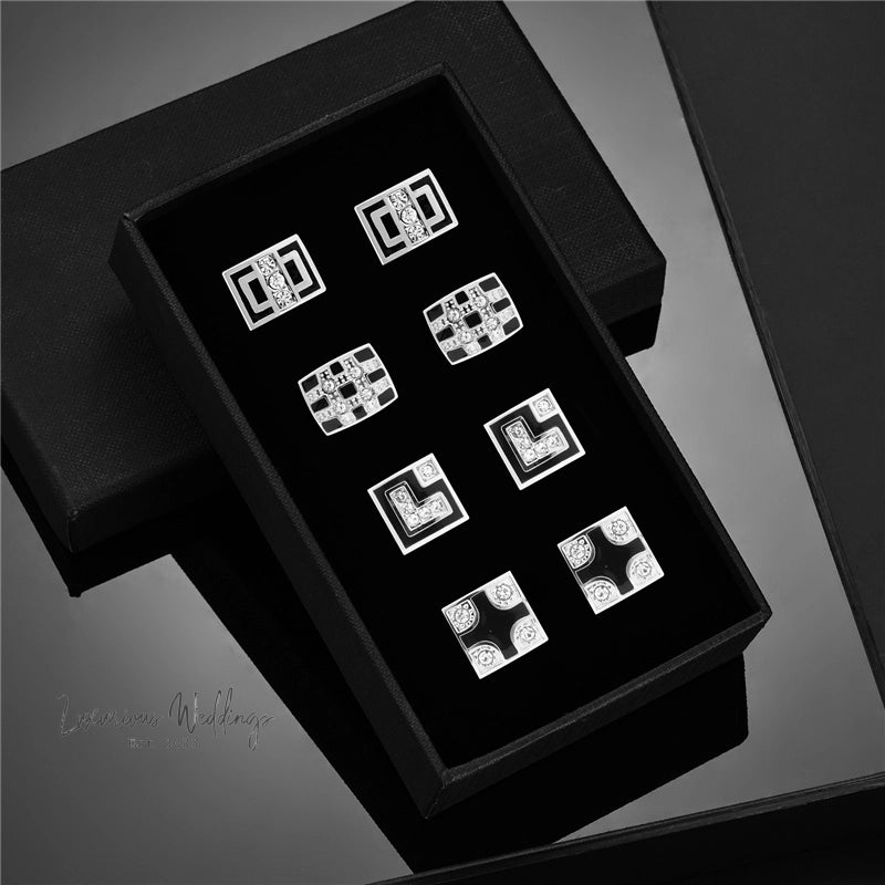 Luxury Cufflinks Set with Gift Box By Luxurious Cufflinks Luxurious Weddings