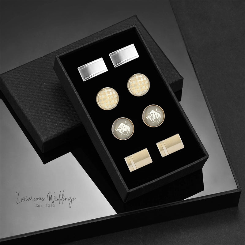 Luxury Cufflinks Set with Gift Box By Luxurious Cufflinks Luxurious Weddings