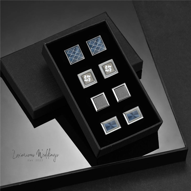Luxury Cufflinks Set with Gift Box By Luxurious Cufflinks Luxurious Weddings