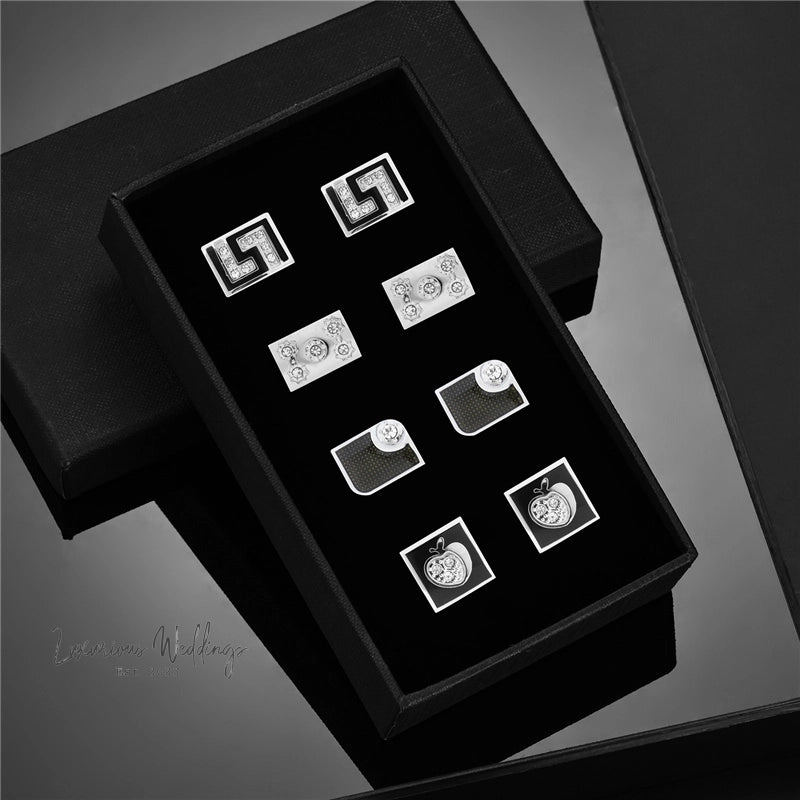 Luxury Cufflinks Set with Gift Box By Luxurious Cufflinks Luxurious Weddings