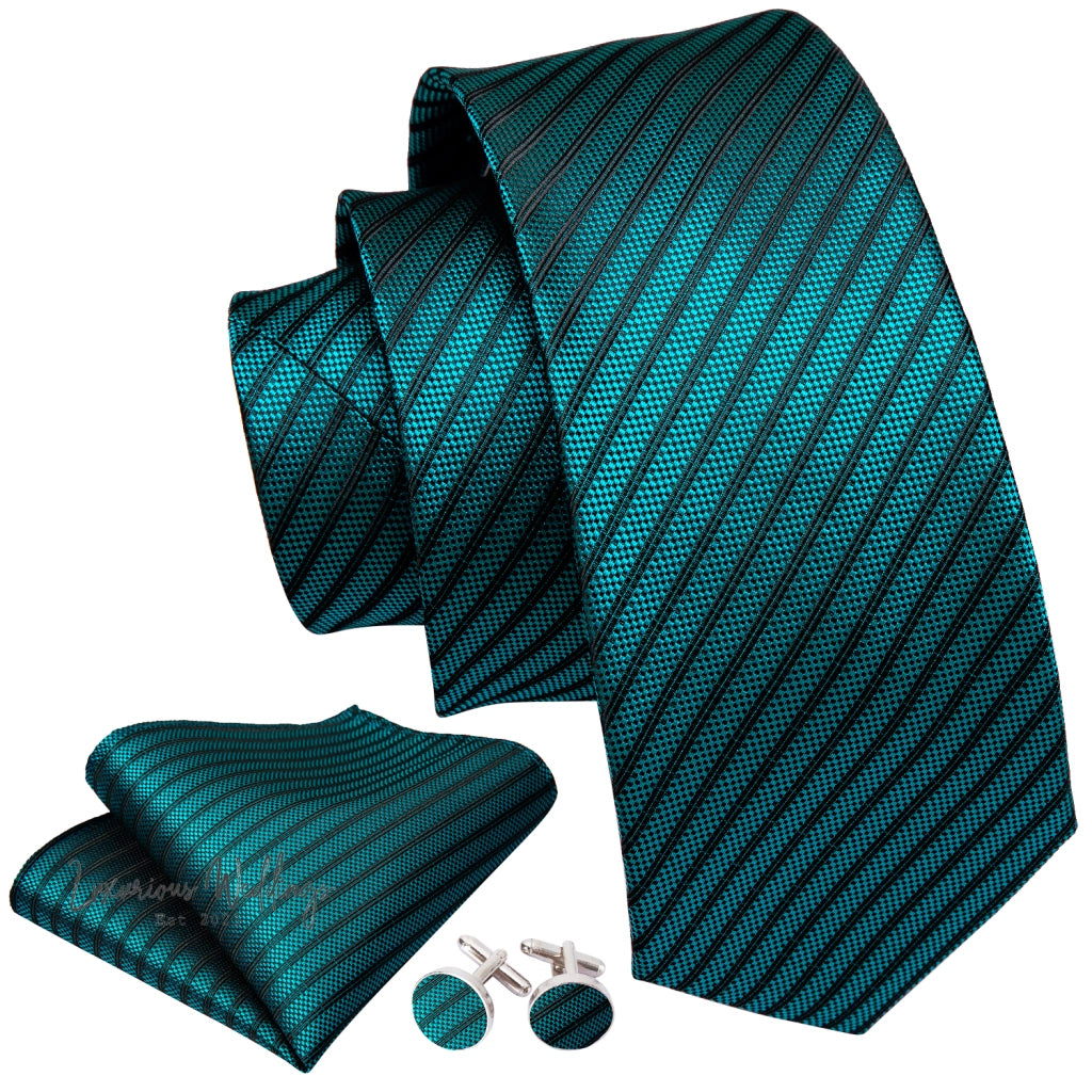 Olive Green Tie Set Necktie set Luxurious Weddings