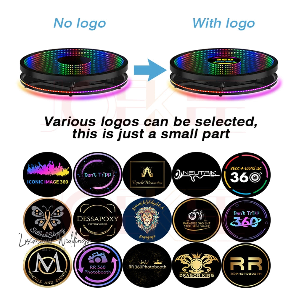 360 Spin Photo Booth - iPad/ iPhoto Compatible Photo Booth Luxurious Weddings