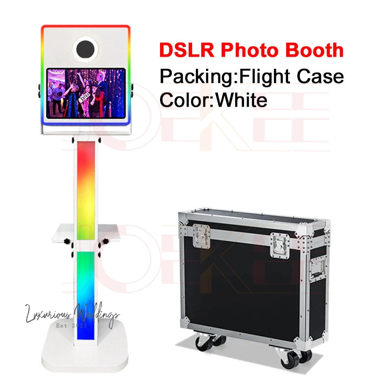 15.6-inch Touch Screen DSLR Photo Booth DSLR Photo Booths Luxurious Weddings