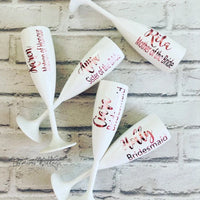 Personalised Champagne Flutes Wedding Favors Personalised Champayne Glass Luxurious Weddings