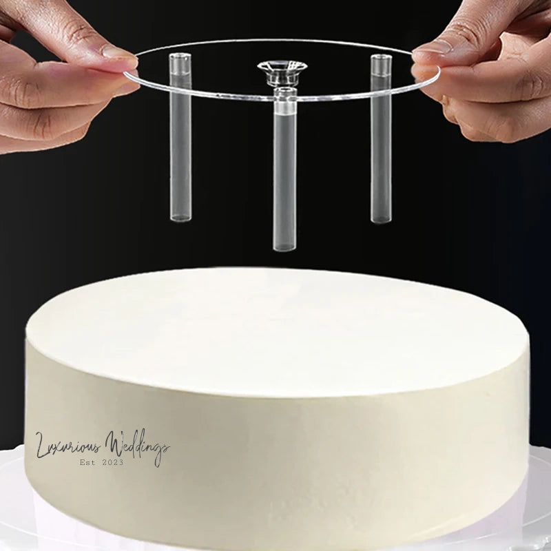 DIY Cake Stand Set with Dowel Rods Cake Stand Luxurious Weddings