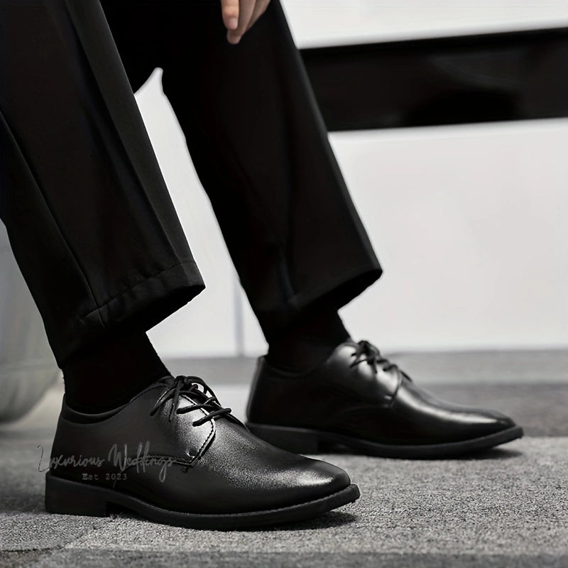 Men's Casual PU Leather Loafer Shoes Mens Dress Shoes Luxurious Weddings