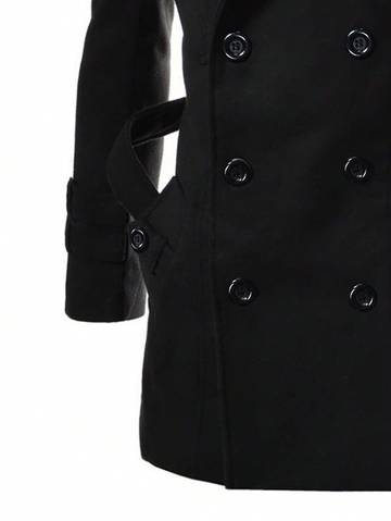 Men's 1pc Double Breasted Overcoat Men Overcoats Luxurious Weddings