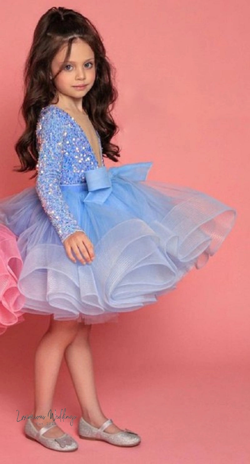 Princess Sequins Tutu Dress for Baby Girls girls sequins dress Luxurious Weddings