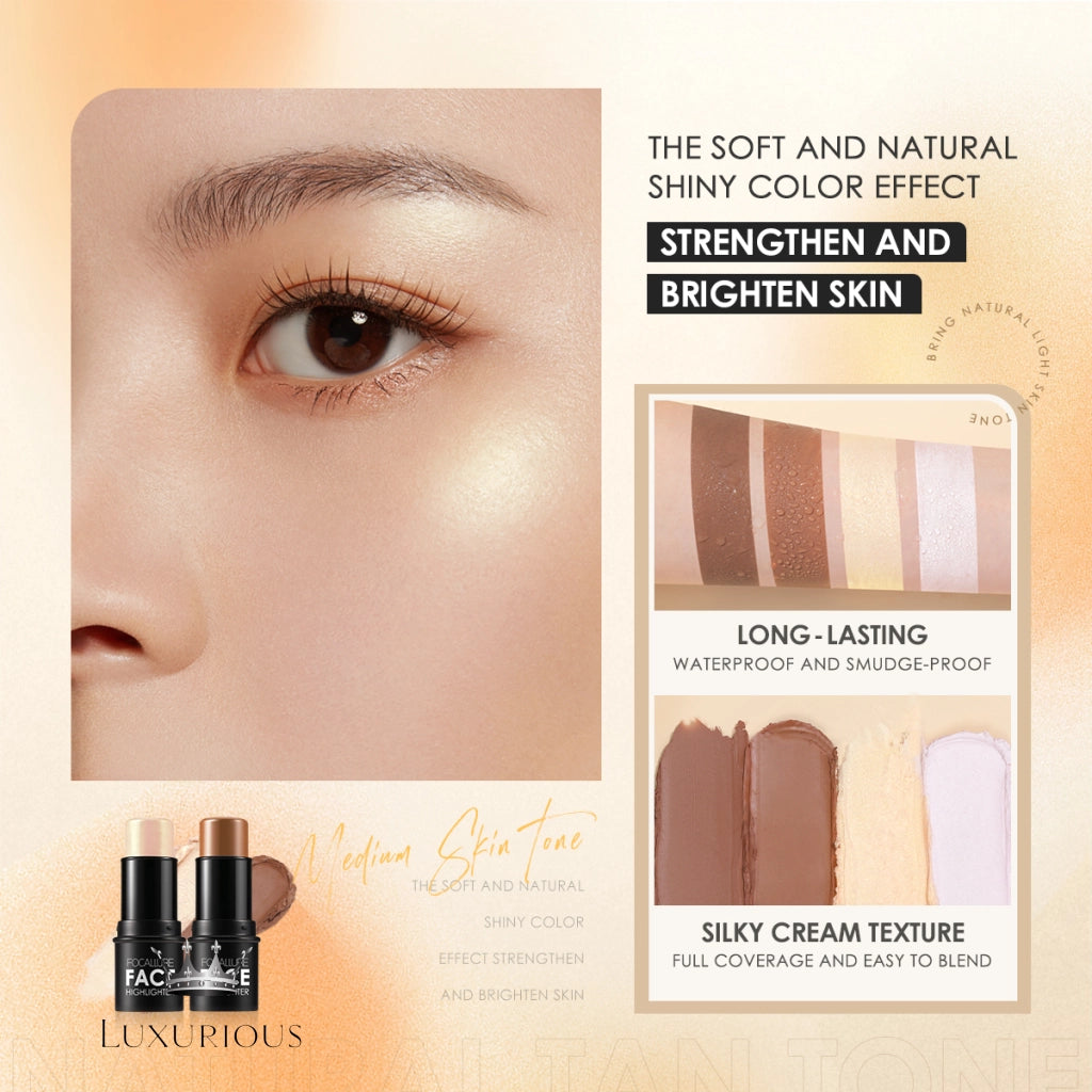 FOCALLURE Highlighter & Bronzer Set Face Highlighter Luxurious Weddings