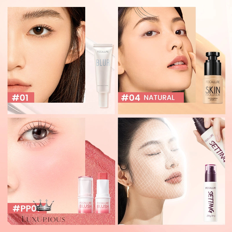 FOCALLURE Full Face Makeup Set makeup set Luxurious Weddings