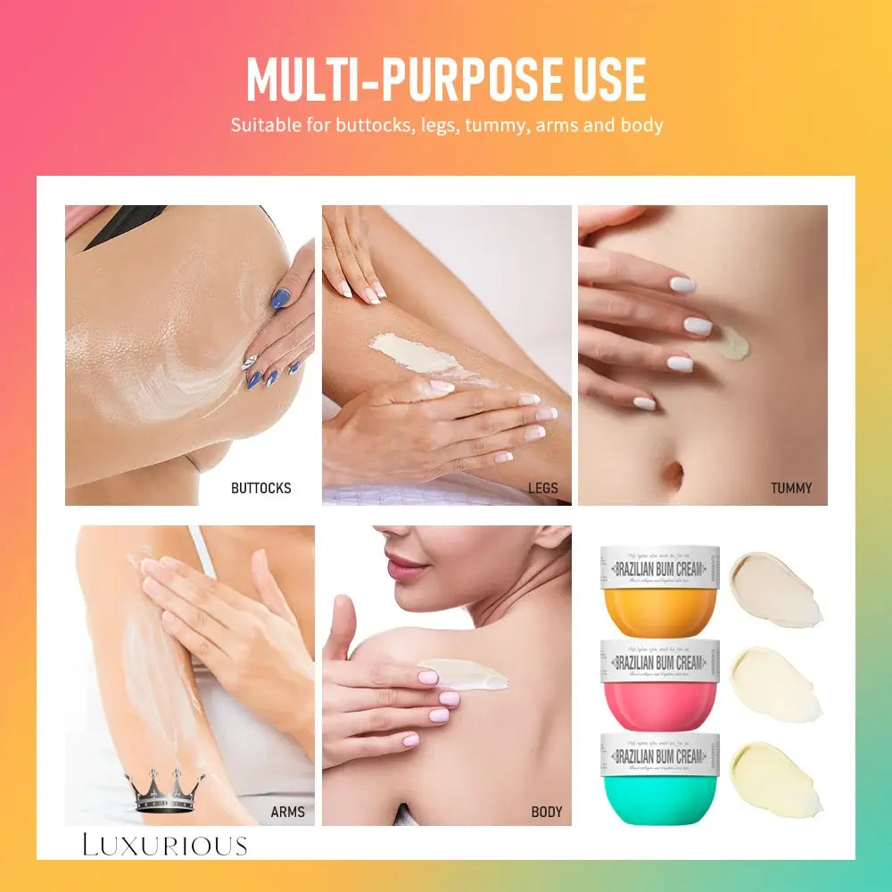 Firming Body Massager Gel Caramel Vanilla Floral ButtCare bum cream Luxurious Weddings
