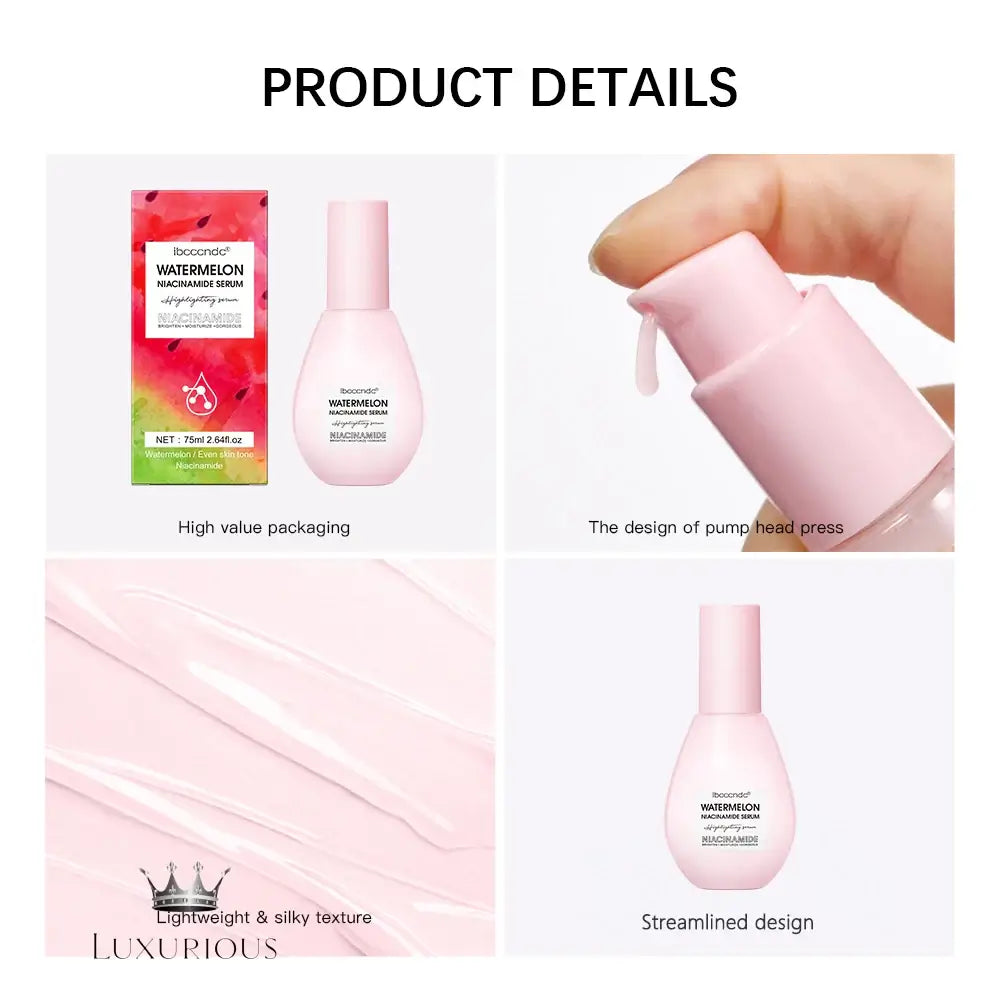 Watermelon Glow Niacinamide Dew Drops Serum Glow range Luxurious Weddings