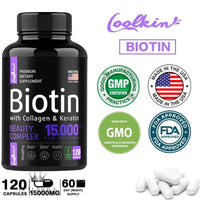 Keratin Supplement with Collagen, Biotin - Vitamins for Hair, Skin and Nails Collagen Luxurious Weddings