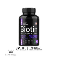 Keratin Supplement with Collagen, Biotin - Vitamins for Hair, Skin and Nails Collagen Luxurious Weddings