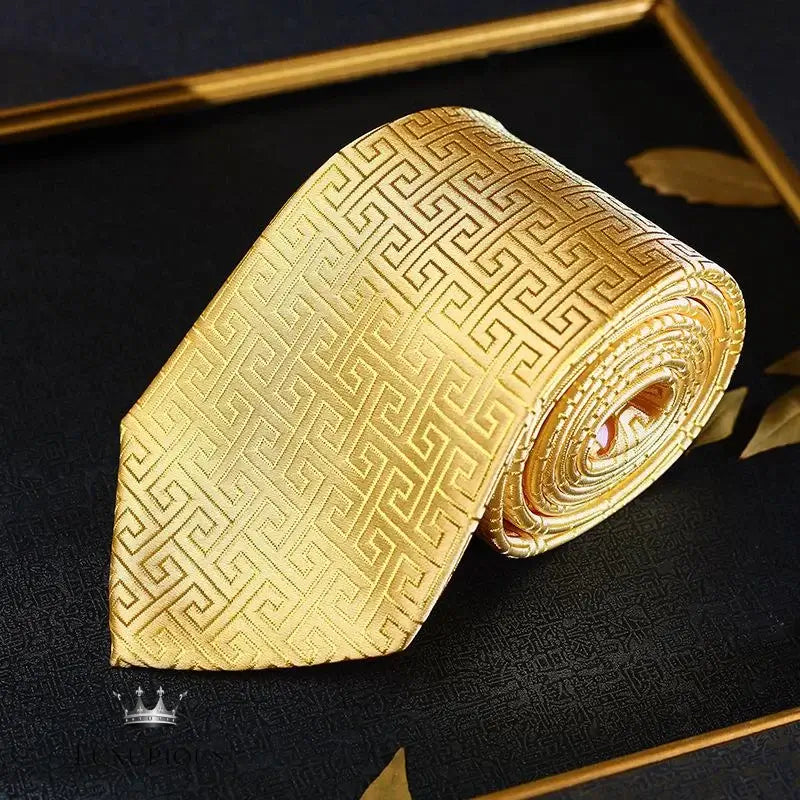 Luxury Dragon Necktie - Classic Office Business Gift Neckties Luxurious Weddings