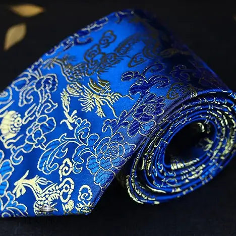 Luxury Dragon Necktie - Classic Office Business Gift Neckties Luxurious Weddings
