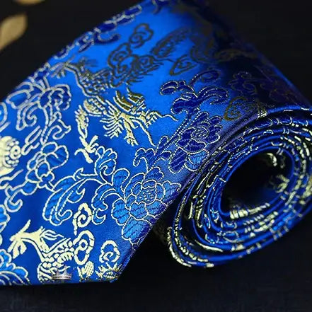 Luxury Dragon Necktie - Classic Office Business Gift Neckties Luxurious Weddings
