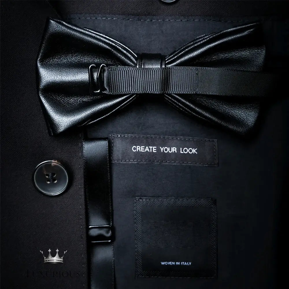 Handmade Luxury Feather Bow Tie Gift Set + Box Bow Tie Luxurious Weddings