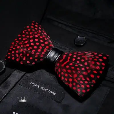 Handmade Feather Bow Tie Gift Set Bow Tie Luxurious Weddings
