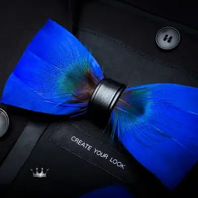 Handmade Feather Bow Tie Gift Set Bow Tie Luxurious Weddings