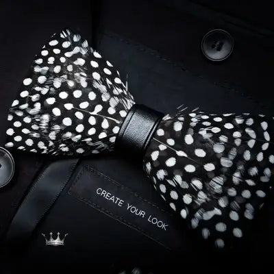 Handmade Feather Bow Tie Gift Set Bow Tie Luxurious Weddings