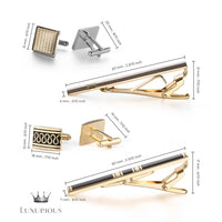 Luxury Tie Clips & Cufflinks Set Cufflinks Luxurious Weddings