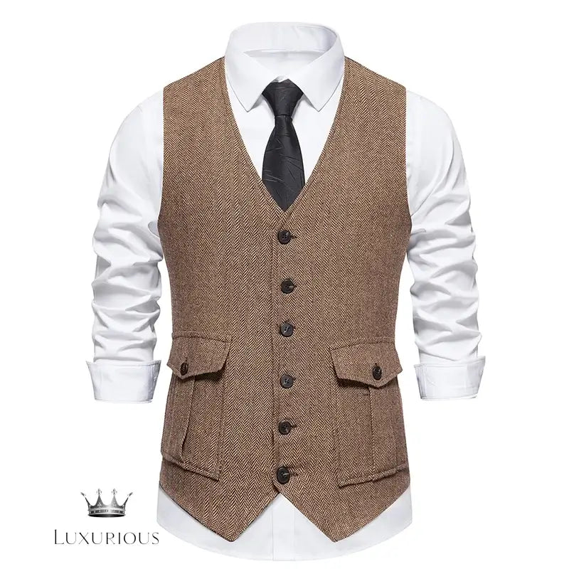 Formal Business Wedding Men's Vest - waistcoat Luxurious Weddings