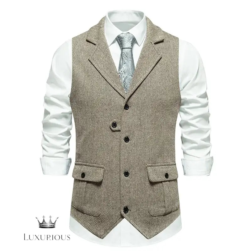 Formal Business Wedding Men's Vest - waistcoat Luxurious Weddings