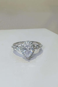 2 Carat Moissanite 925 Sterling Silver Ring Jewelry Luxurious Weddings