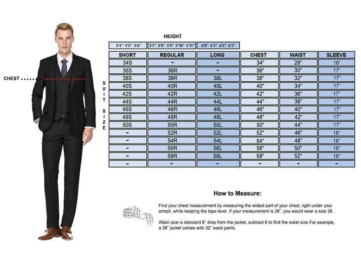 Classic Fit Two-Piece Suit - Black Men's Suit Luxurious Weddings