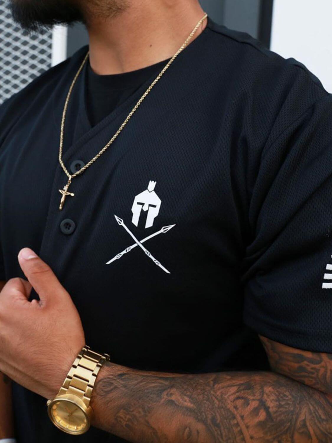 Men's Graphic Button Down Short Sleeve Top Men’s tshirt Luxurious Weddings