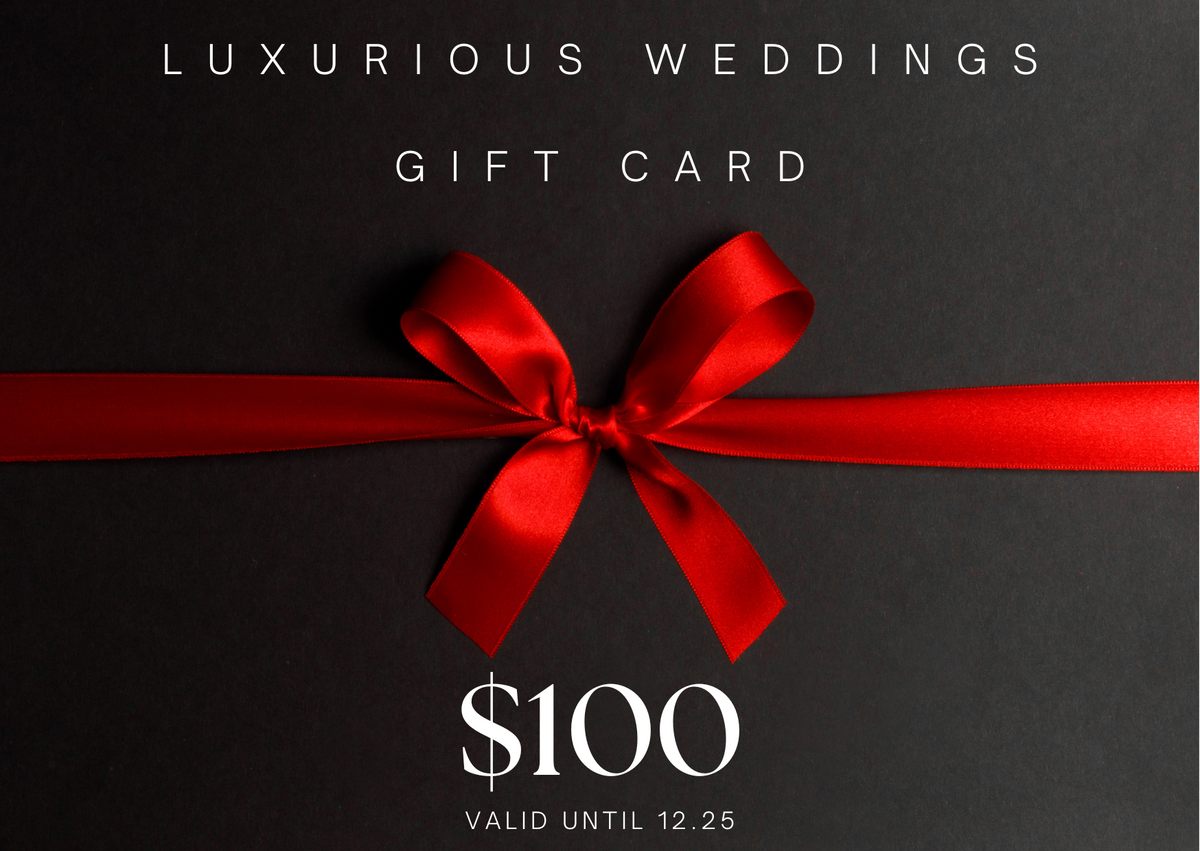 Luxurious Weddings Gift Card Gift Card Luxurious Weddings
