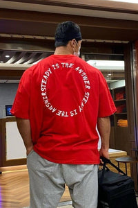 Men's Plus Size Letter Round Neck Half Sleeve T-Shirt mens tshirts Luxurious Weddings