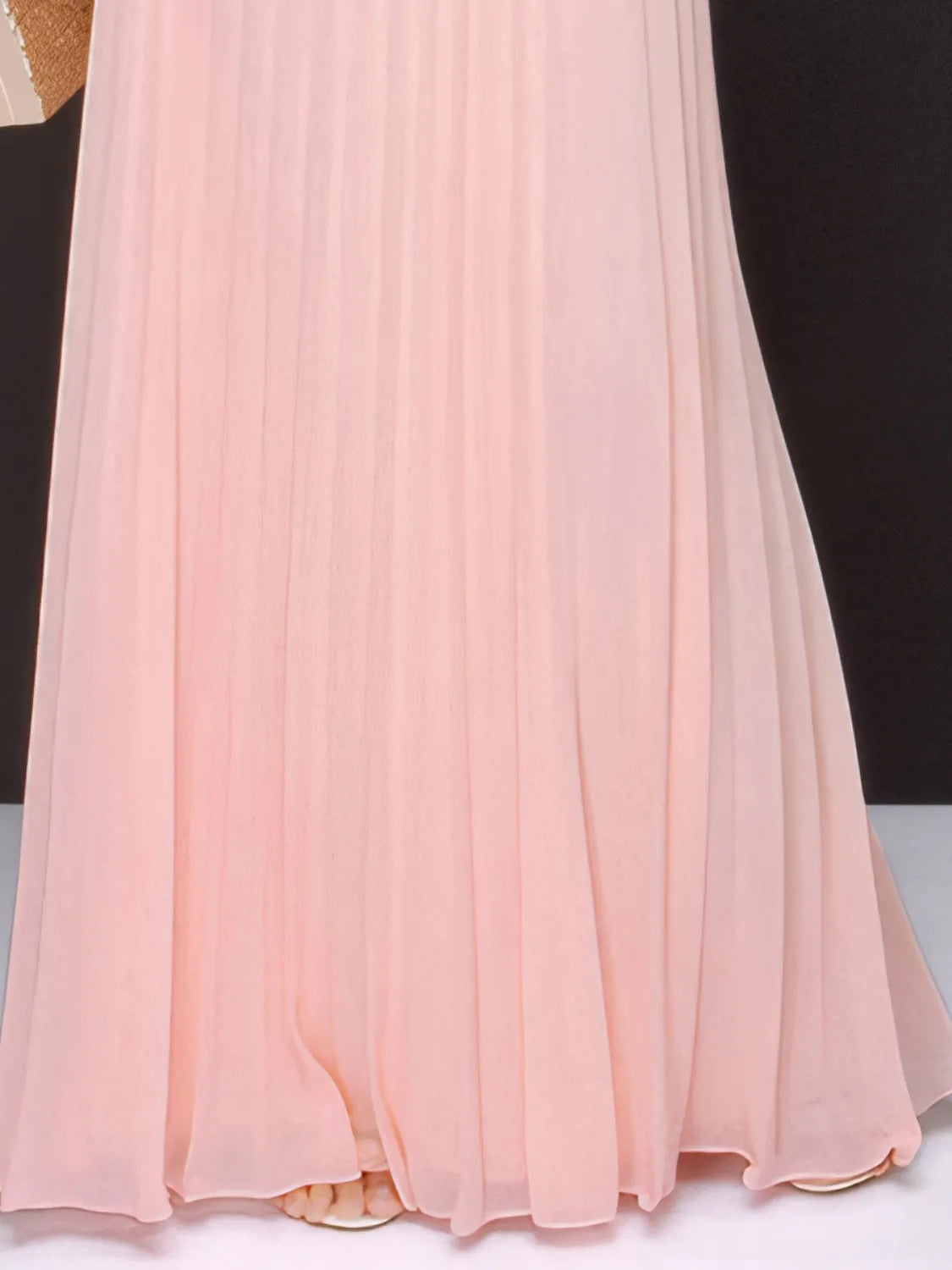Pleated Sleeveless Maxi Cami Dress Bridesmaid Dresses Luxurious Weddings
